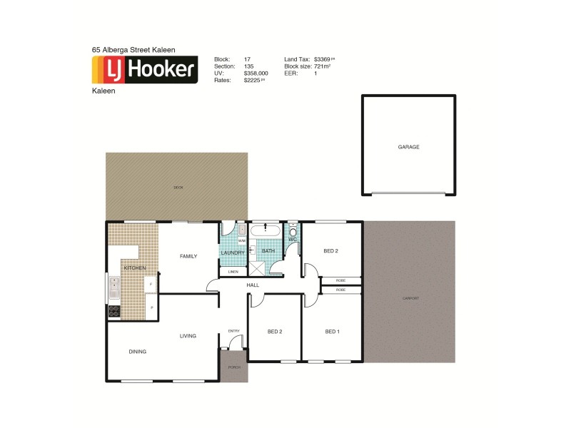 65 Alberga Street, Kaleen ACT 2617 Floorplan