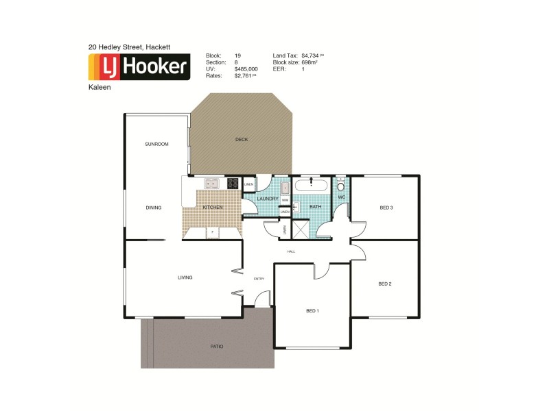20 Hedley Street, Hackett ACT 2602 Floorplan