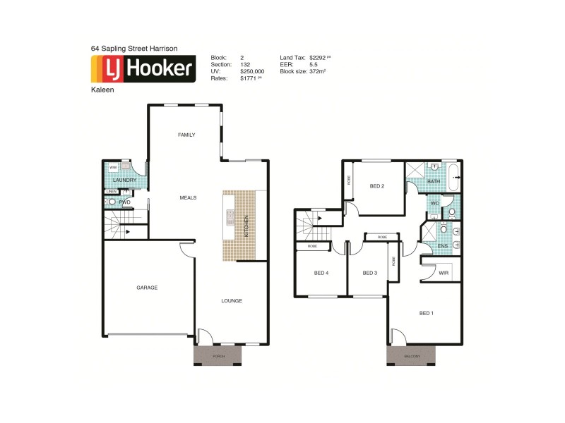 64 Sapling Street, Harrison ACT 2914 Floorplan