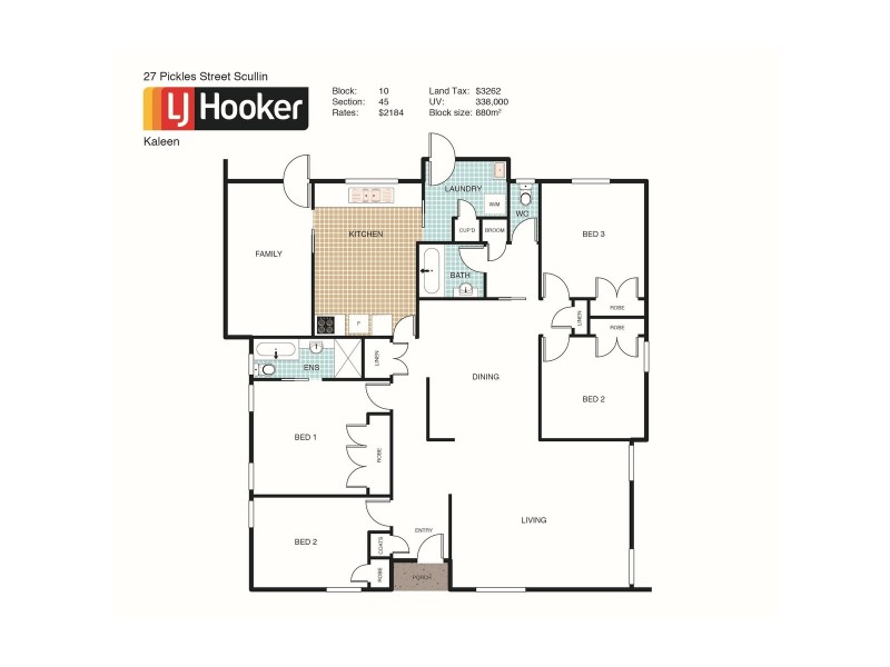 27 Pickles Street, Scullin ACT 2614 Floorplan