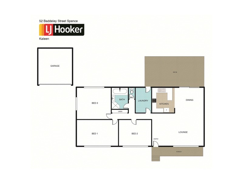 52 Baddeley Crescent, Spence ACT 2615 Floorplan