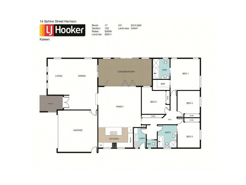 14 Sphinx Street, Harrison ACT 2914 Floorplan
