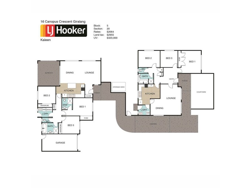16 Canopus Crescent, Giralang ACT 2617 Floorplan