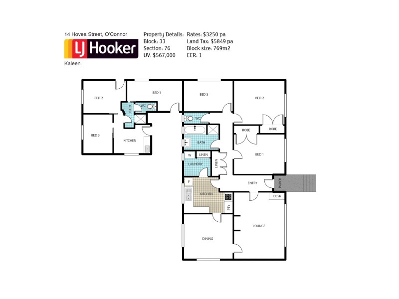 14 Hovea Street, O’connor ACT 2602 Floorplan