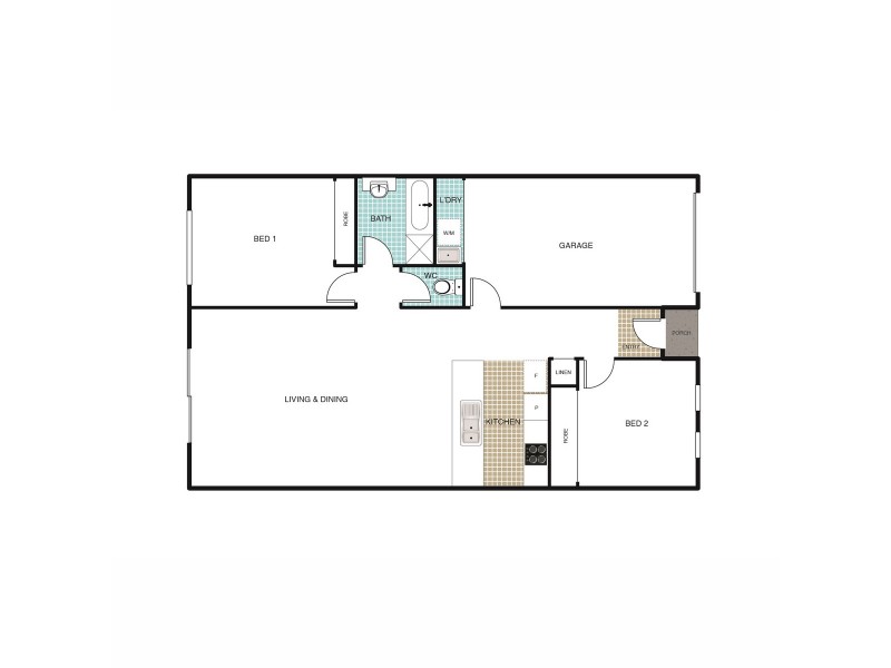 18/141 Macfarlane Burnett Avenue, Macgregor ACT 2615 Floorplan