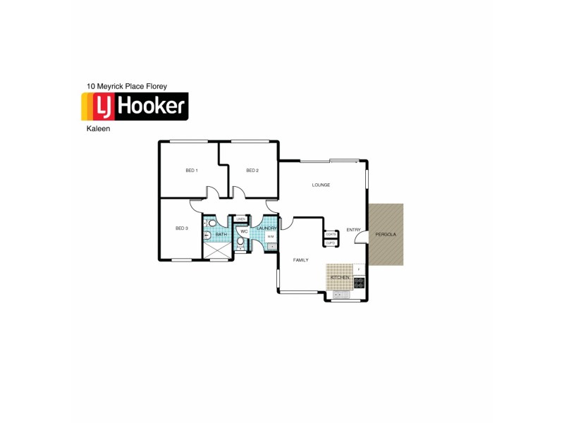 10 Meyrick Place, Florey ACT 2615 Floorplan
