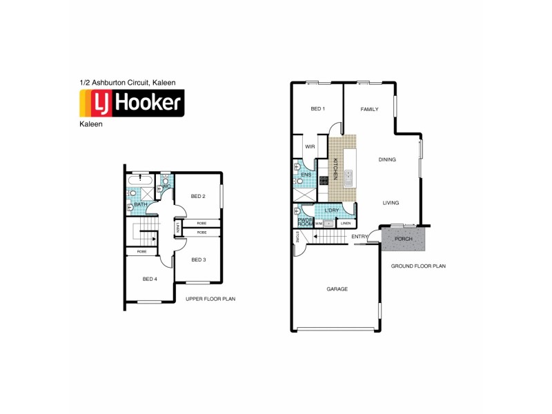 Unit 1/2 Ashburton Circuit, Kaleen ACT 2617 Floorplan