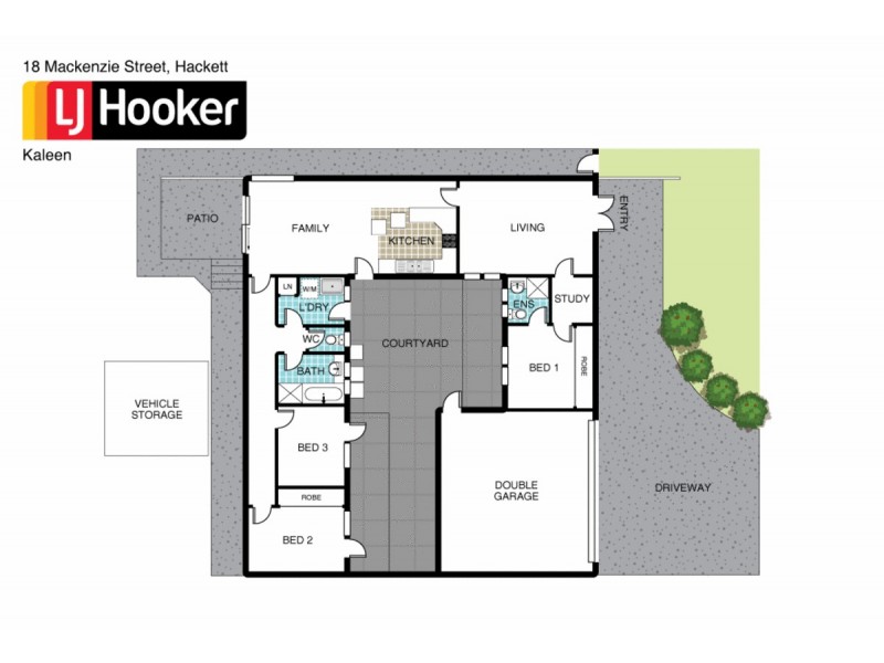 18 Mackenzie Street, Hackett ACT 2602 Floorplan