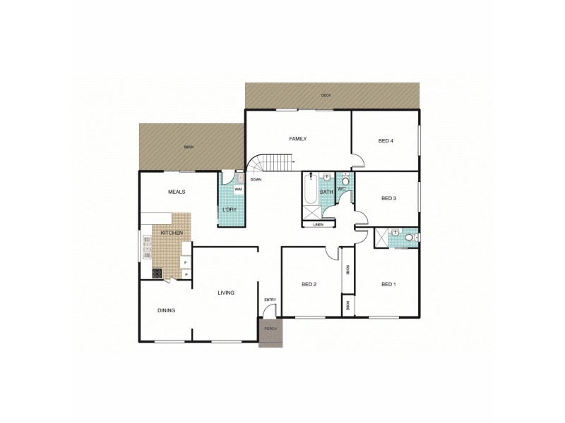 4 North Place, Charnwood ACT 2615 Floorplan