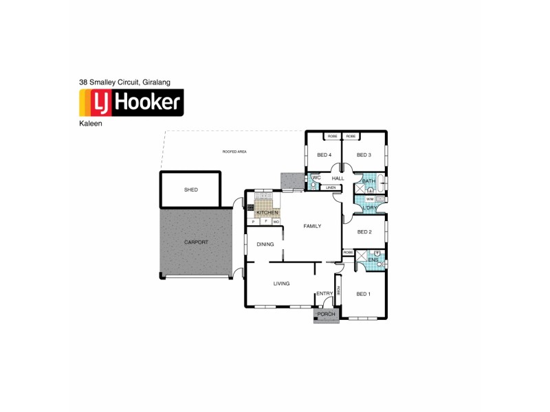 38 Smalley Circuit, Giralang ACT 2617 Floorplan