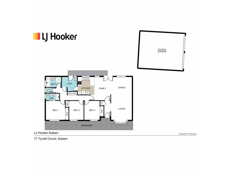 77 Tyrrell Circuit, Kaleen ACT 2617 Floorplan