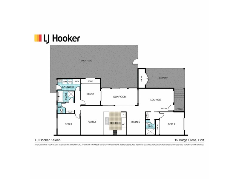 15 Burge Close, Holt ACT 2615 Floorplan
