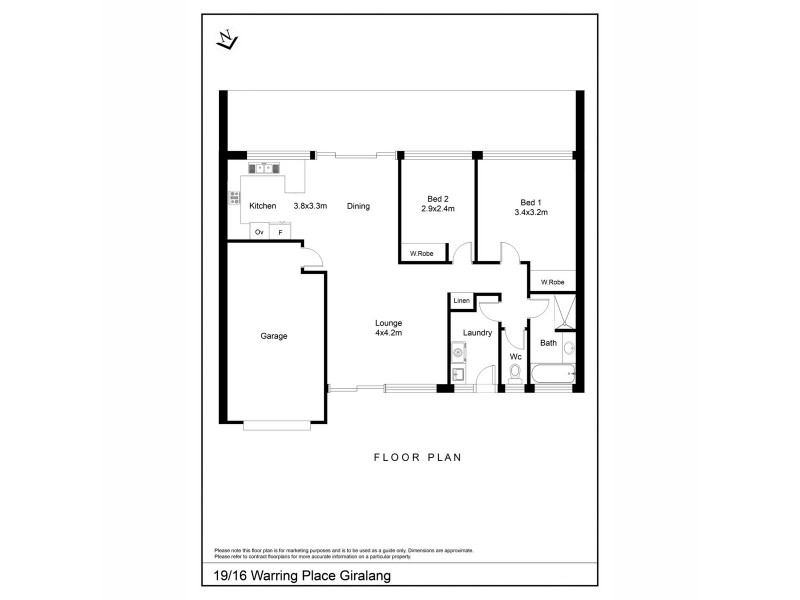 16 Warring Place, Giralang ACT 2617 Floorplan