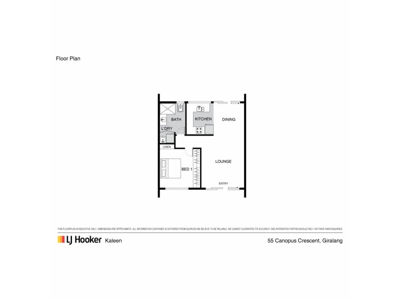 55 Canopus Crescent, Giralang ACT 2617 Floorplan