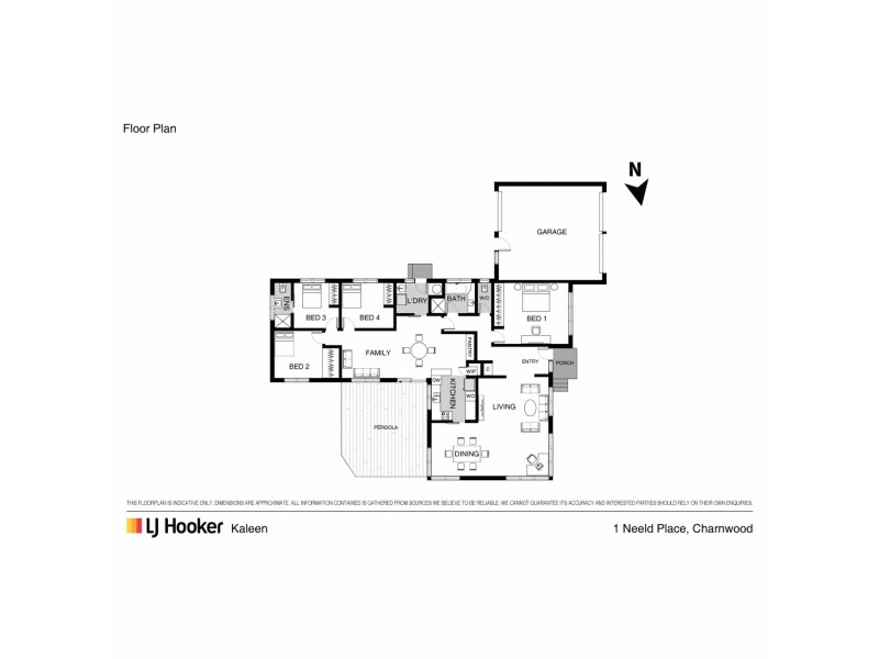 1 Neeld Place, Charnwood ACT 2615 Floorplan
