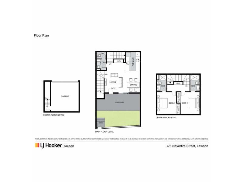 4/5 Nevertire Street, Lawson ACT 2617 Floorplan