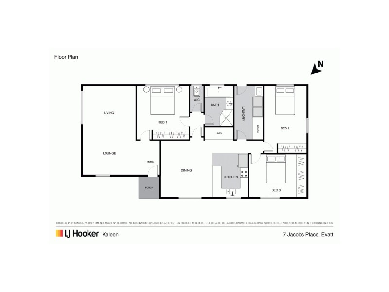 7 Jacobs Street, Evatt ACT 2617 Floorplan
