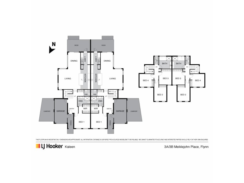 3A & 3B Meiklejohn Place, Flynn ACT 2615 Floorplan