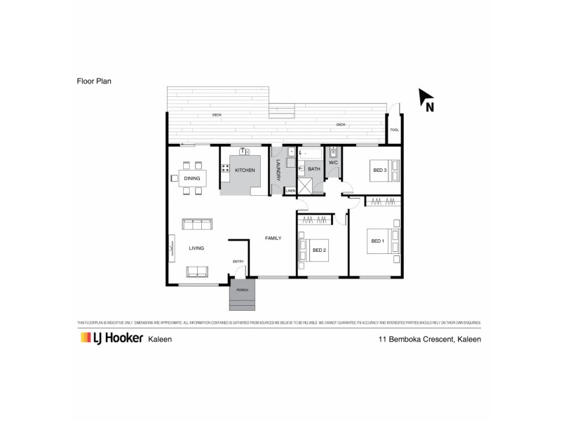 11 Bemboka Crescent, Kaleen ACT 2617 Floorplan