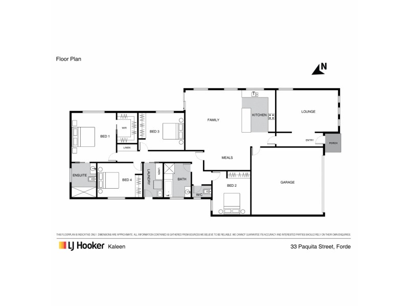 33 Paquita Street, Forde ACT 2914 Floorplan