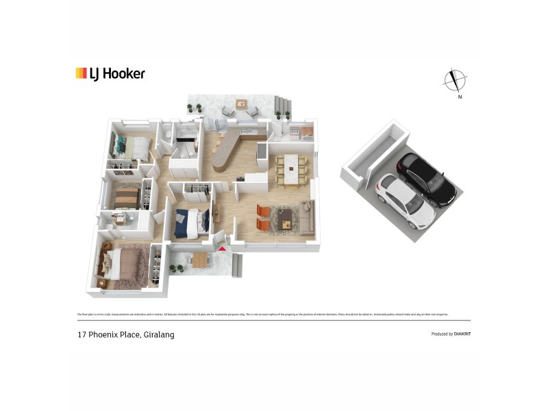 17 Phoenix Place, Giralang ACT 2617 Floorplan