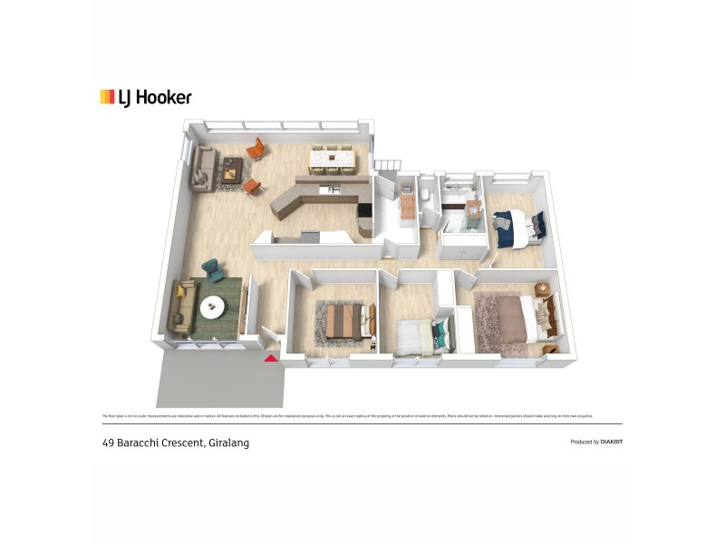 49 Baracchi Crescent, Giralang ACT 2617 Floorplan