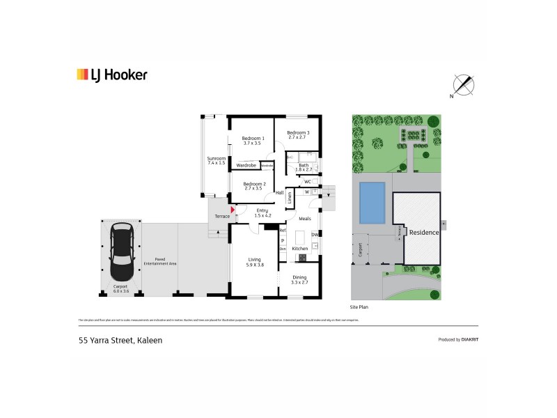 55 Yarra Street, Kaleen ACT 2617 Floorplan