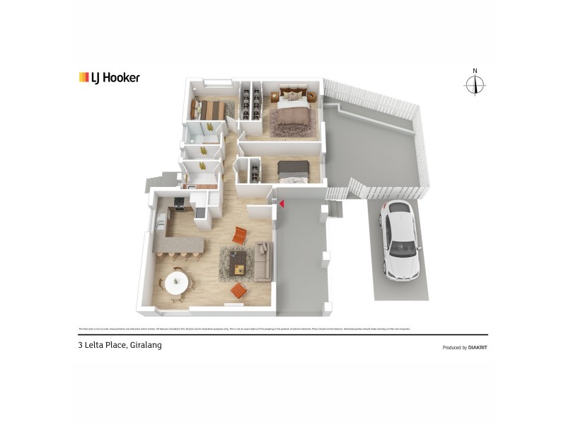 1/3 Lelta Place, Giralang ACT 2617 Floorplan
