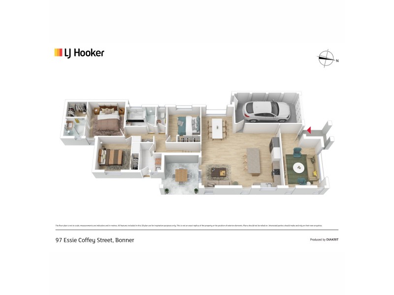 97 Essie Coffey Street, Bonner ACT 2914 Floorplan