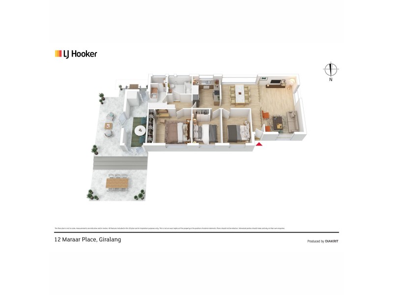 12 Maraar Place, Giralang ACT 2617 Floorplan