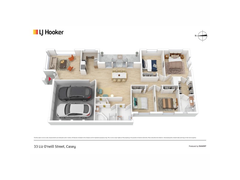33 Liz O’Neill Street, Casey ACT 2913 Floorplan