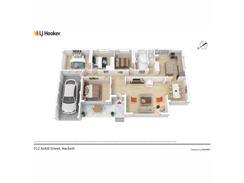 312 Antill Street, Hackett ACT 2602 Floorplan