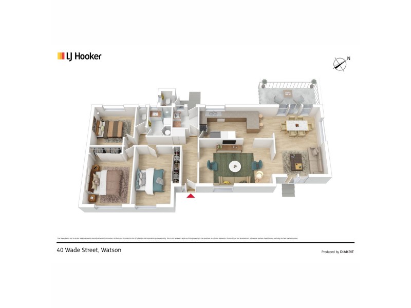 40 Wade Street, Watson ACT 2602 Floorplan