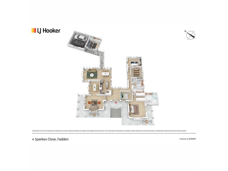 4 Sparkes Close, Fadden ACT 2904 Floorplan