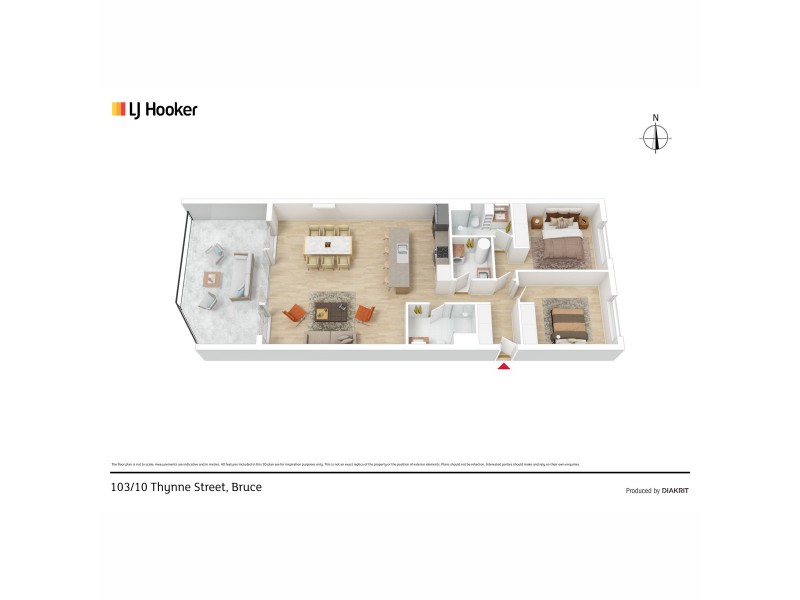 103/10 Thynne Street, Bruce ACT 2617 Floorplan