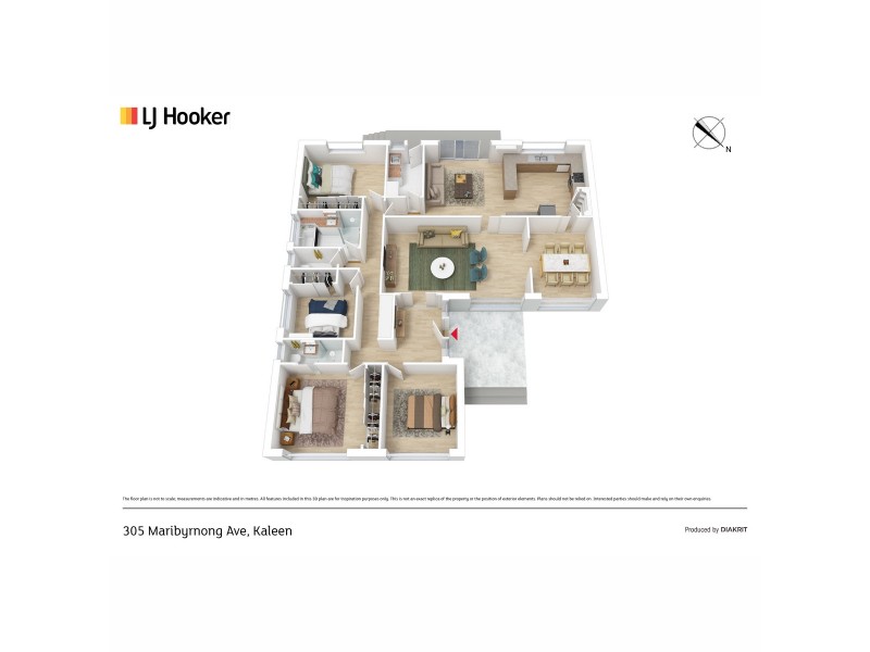 305 Maribyrnong Avenue, Kaleen ACT 2617 Floorplan