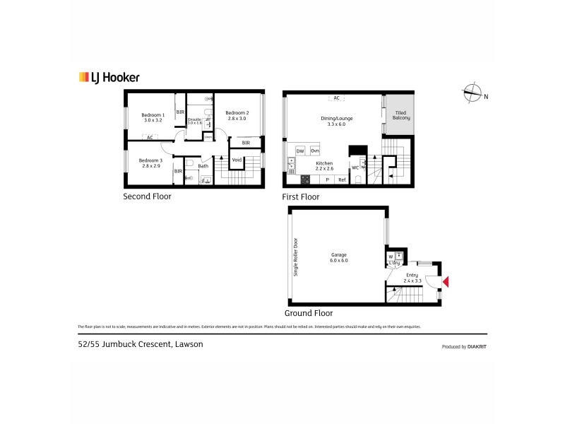 52/55 Jumbuck Crescent, Lawson ACT 2617 Floorplan