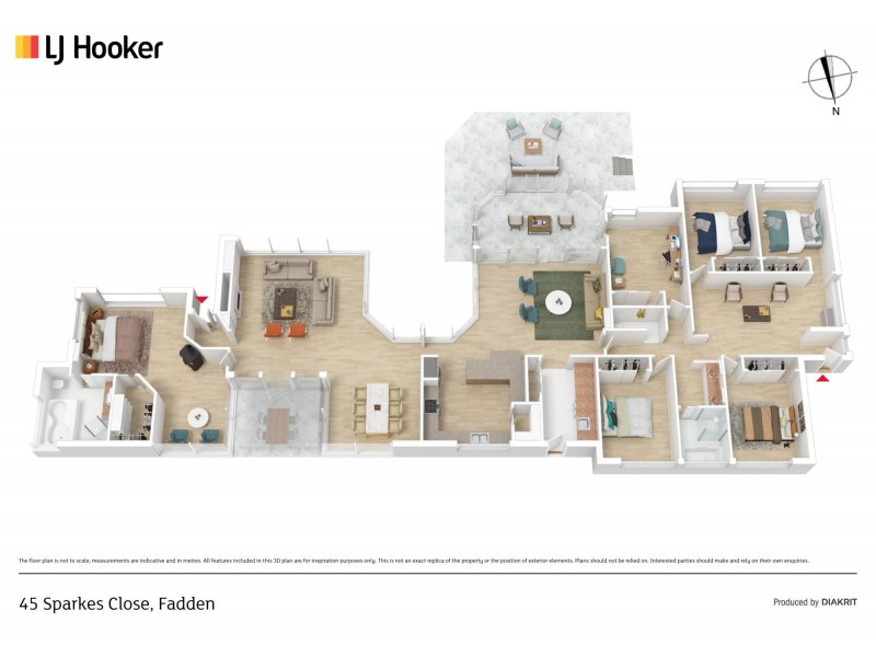 45 Sparkes Close, Fadden ACT 2904 Floorplan