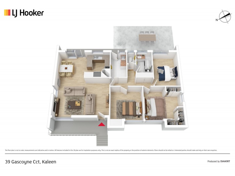 39 Gascoyne Circuit, Kaleen ACT 2617 Floorplan