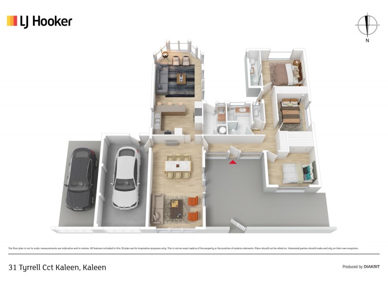 31 Tyrrell Circuit, Kaleen ACT 2617 Floorplan