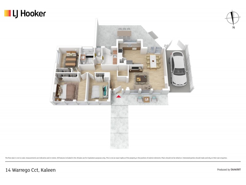 14 Warrego Circuit, Kaleen ACT 2617 Floorplan