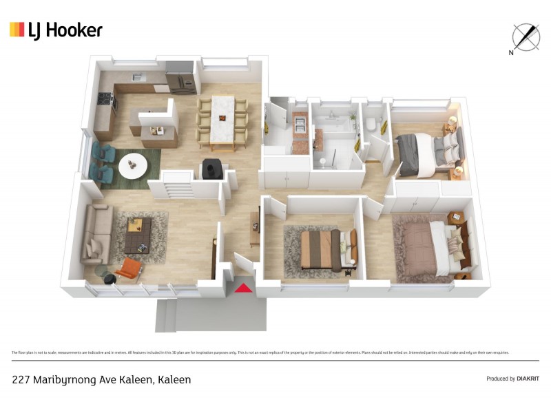 227 Maribyrnong Avenue, Kaleen ACT 2617 Floorplan