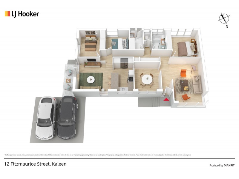 12 Fitzmaurice Street, Kaleen ACT 2617 Floorplan