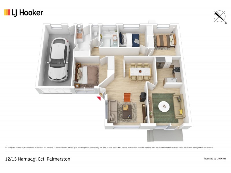 12/15-17 Namadgi Circuit, Palmerston ACT 2913 Floorplan