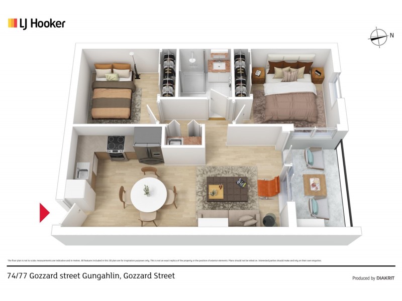 74/77 Gozzard Street, Gungahlin ACT 2912 Floorplan