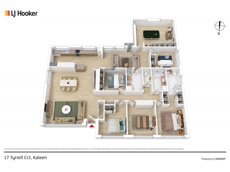 17 Tyrrell Circuit, Kaleen ACT 2617 Floorplan