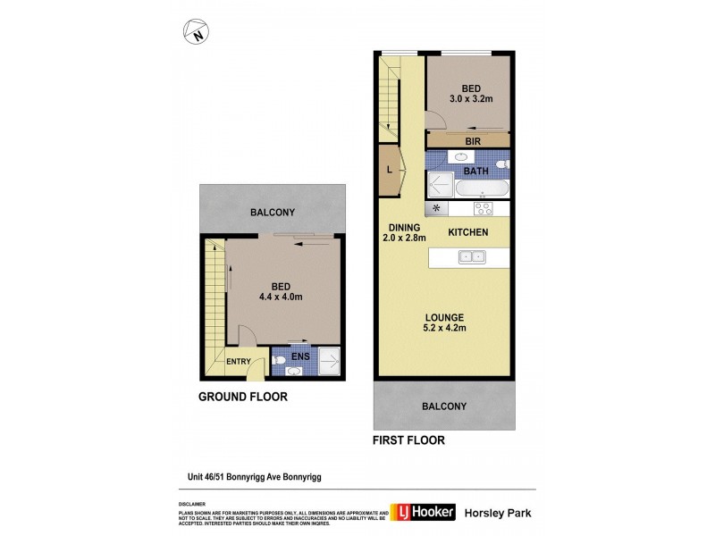 Unit 46/51 Bonnyrigg Avenue, Bonnyrigg NSW 2177 Floorplan