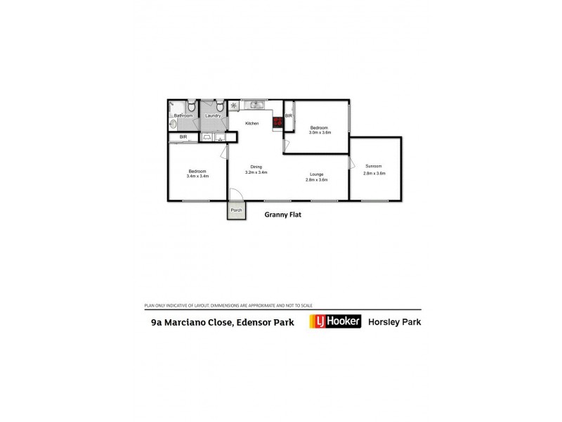 9a Marciano Close, Edensor Park NSW 2176 Floorplan