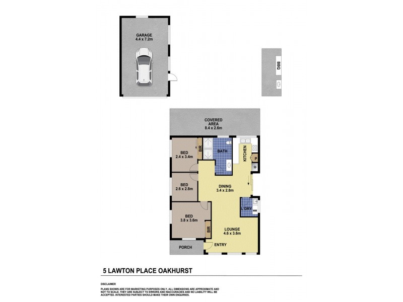 5 Lawton Place, Oakhurst NSW 2761 Floorplan