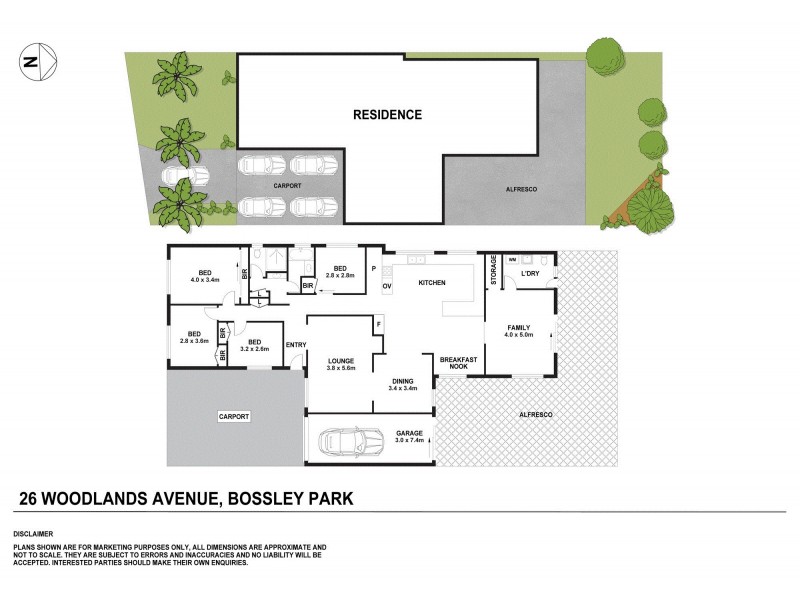 26 Woodlands Avenue, Bossley Park NSW 2176 Floorplan